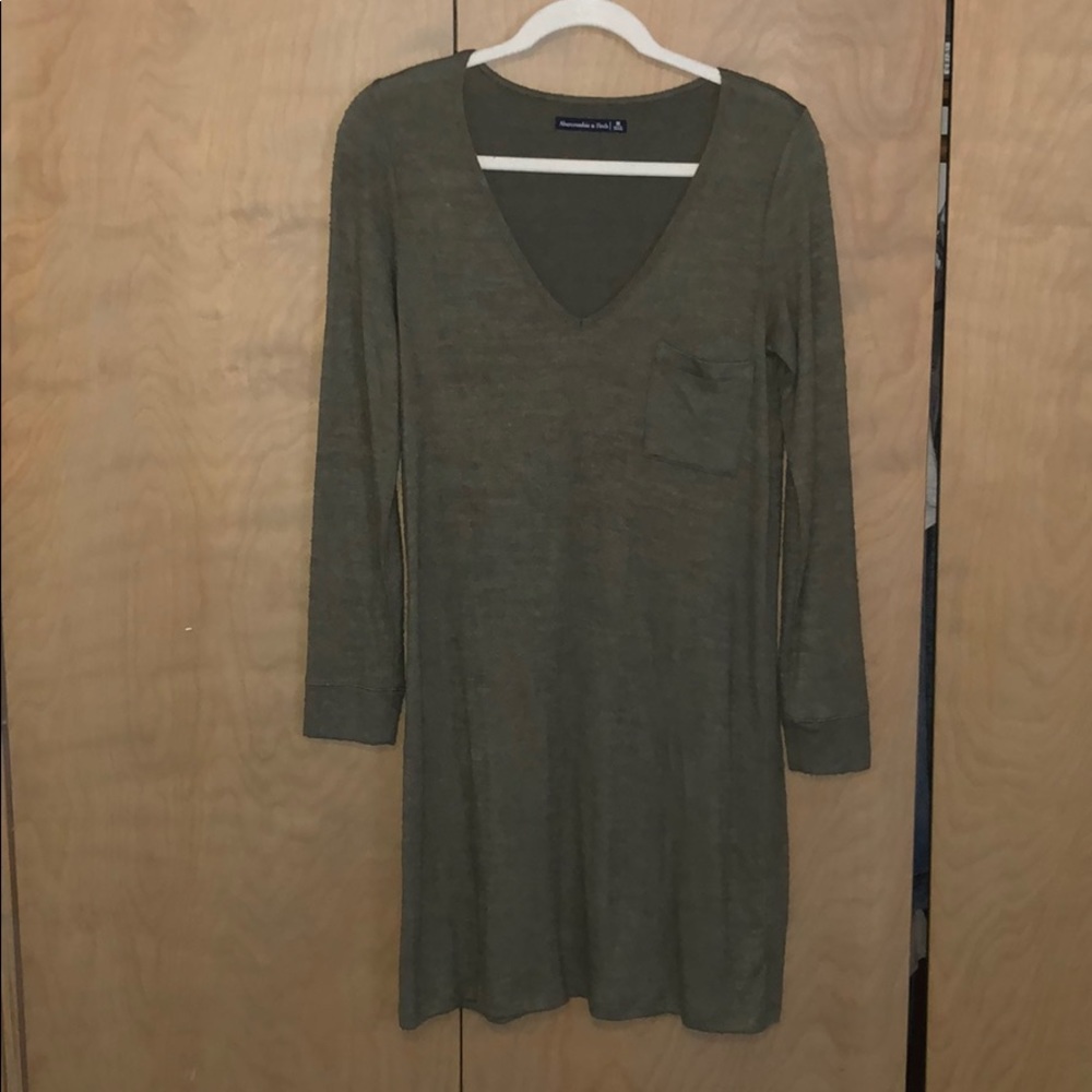 Knit V-Neck dress